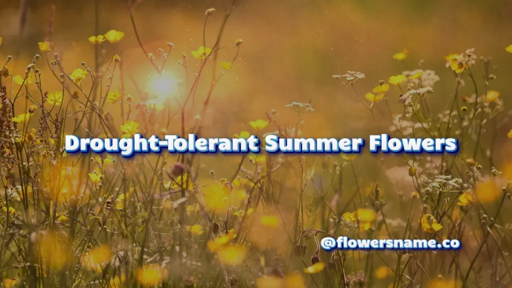 Beautiful Summer Flowers Name For Your Garden With Pictures 5 Drought-Tolerant Summer Flowers